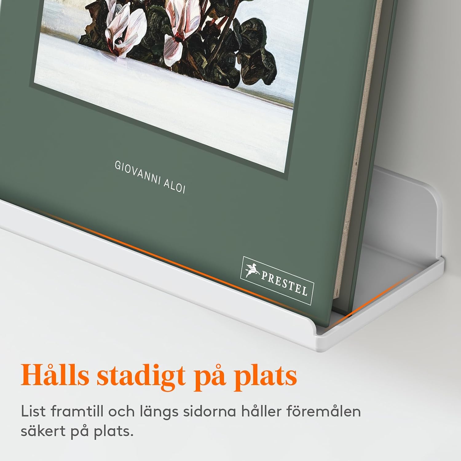 Detalle 1 de Lifewit 23119 svävande akrylhyllor, 6-pack, vita, 38,1 cm