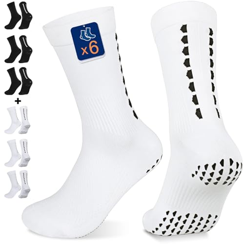 Detalle de Calcetines deportivos antideslizantes PERMANENTLY001 (talla M, 36‑43) – para fútbol, baloncesto y más
