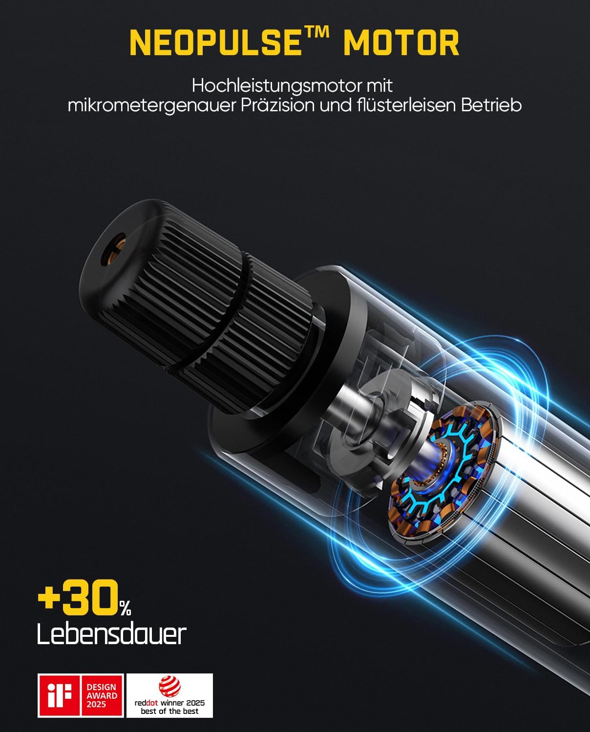 Detalle 2 de Fanttik F2 Master Mini Multifunktionswerkzeug 25.000 U/min