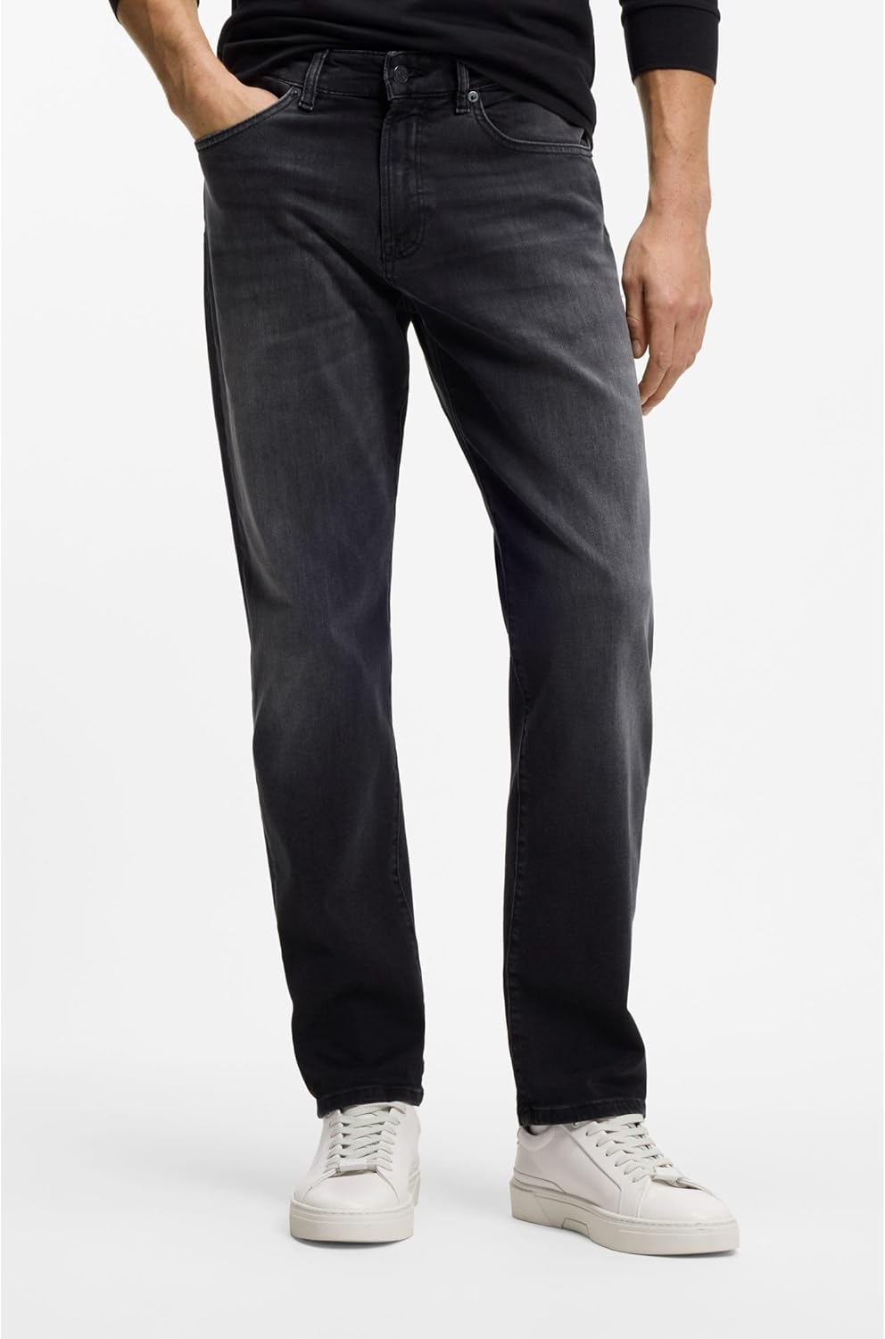 Thumbnail 3 de BOSS Herren RE.Maine BO Maine Regular-Fit Jeans aus bequemem Stretch-Denim in Blau