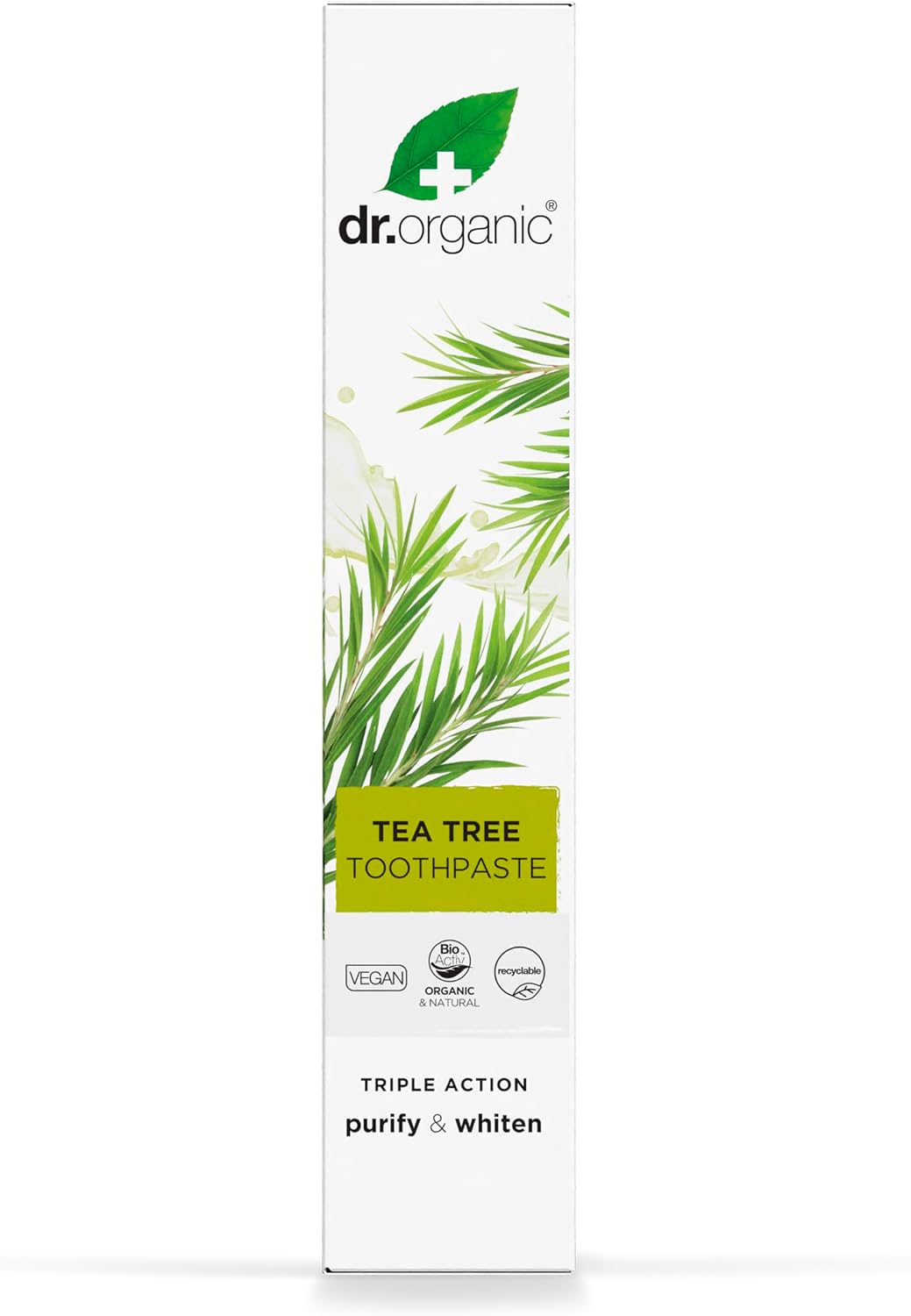 Thumbnail 6 de Dr. Organic Bioactive Tea Tree tandpasta voor volwassenen, 138 gram