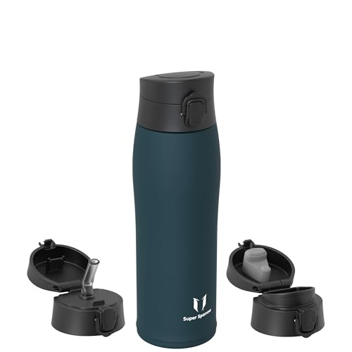 Detalle de Sparrow Botella Agua Acero Inox - 750 ml con 2 tapas, aislamiento al vacío