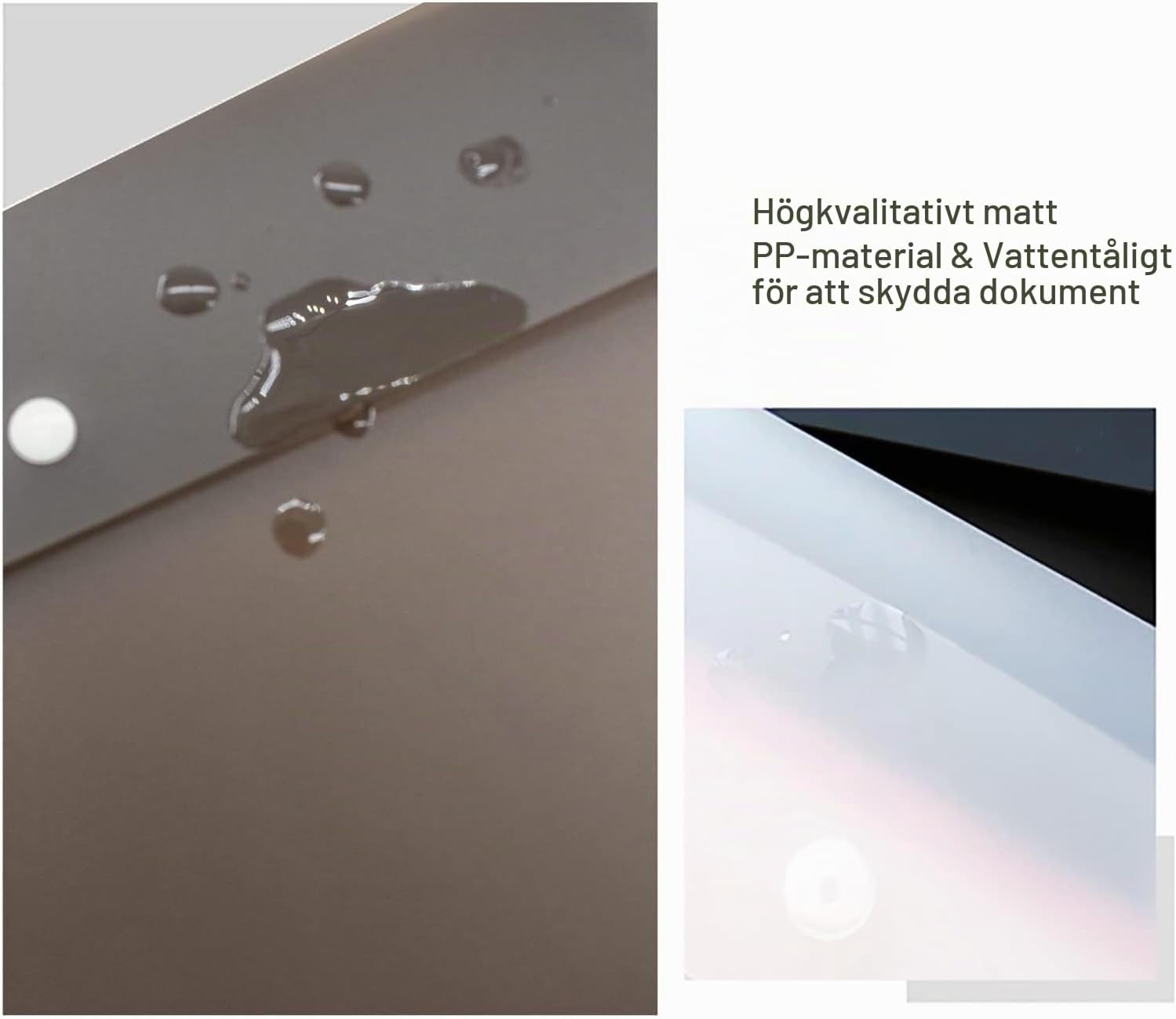Thumbnail 5 de VANRA 30000136 dokumentmappar för A4, 5-pack i brun PP med tryckknapp