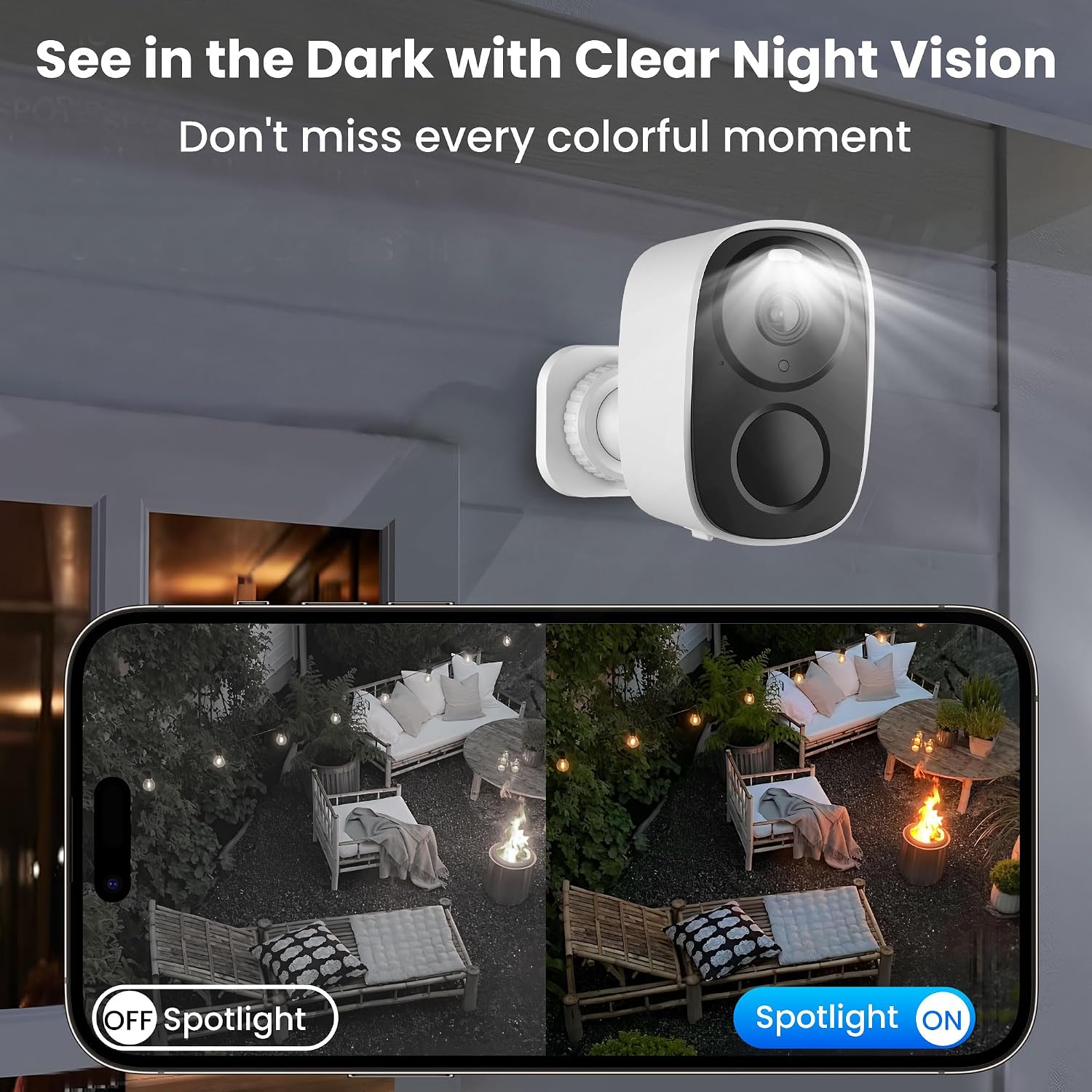 Thumbnail 6 de Wireless Outdoor Security Camera, 2K
