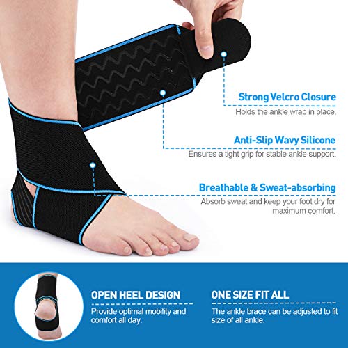 Detalle de WASPO Ankle Support Brace for Injury Recovery 🦶
