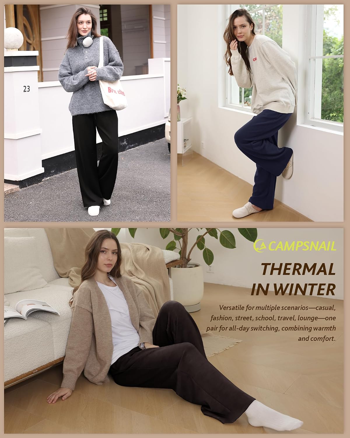 Detalle 2 de CAMPSNAIL Wide Leg Sweatpants