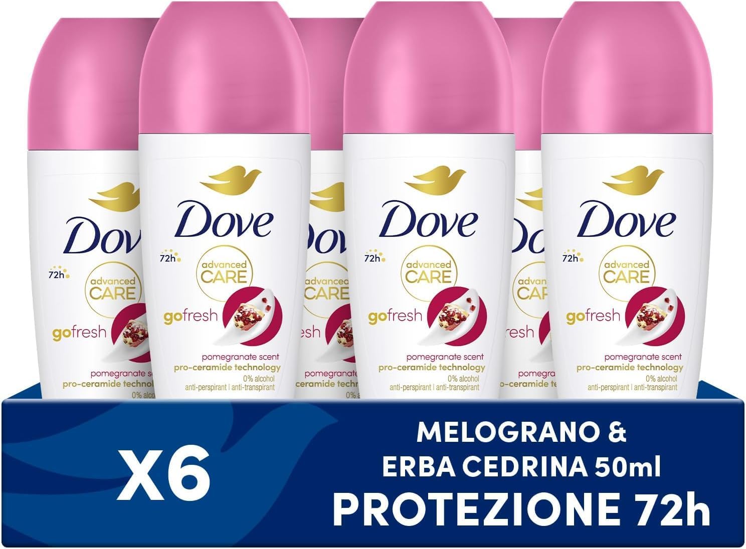 Thumbnail 6 de Dove Advanced Roll On 0% sali 48 ore