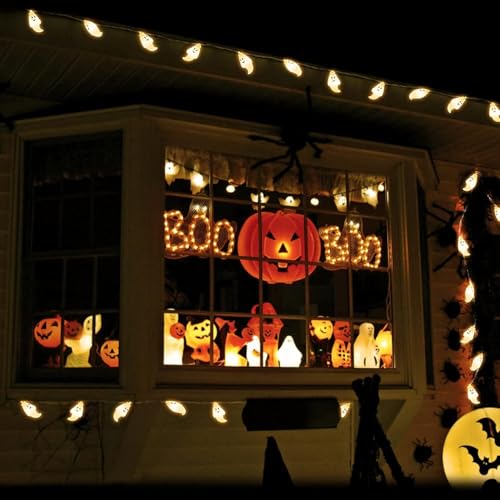 Detalle 1 de Guirlande lumineuse fantômes Huayifa 3 m, 20 LED