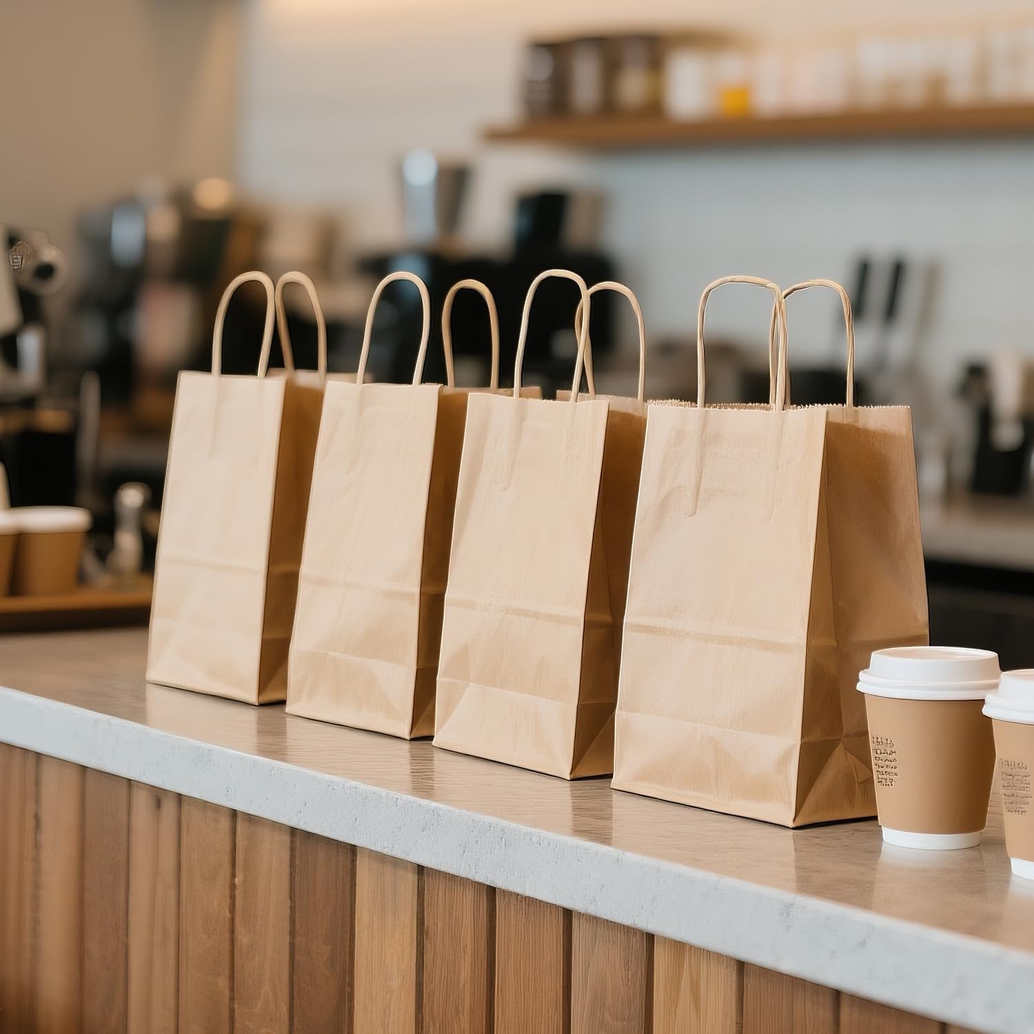 Thumbnail 5 de GINKGO Kraft Paper Bags 50 Pack 18x24x8 cm