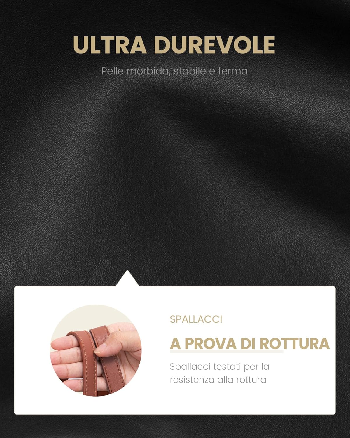 Thumbnail 6 de LOVEVOOK Borsa donna grande in PU con tracolla e scomparto laptop fino a 17”