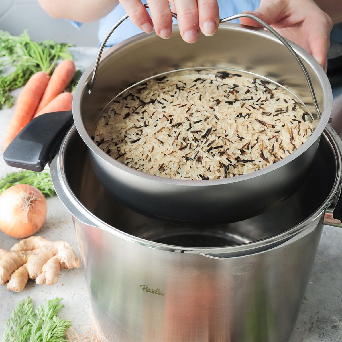 Thumbnail 3 de Fissler Vitavit Premium Schnellkochtopf (6 L, Ø 22 cm) aus Edelstahl – Made in Germany