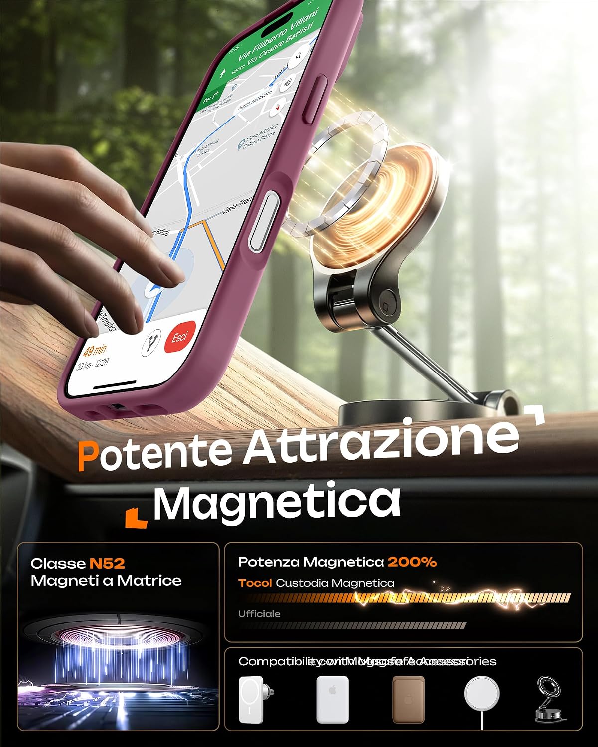 Thumbnail 3 de TOCOL Cover Magnetica iPhone 17 6,3 Pollic