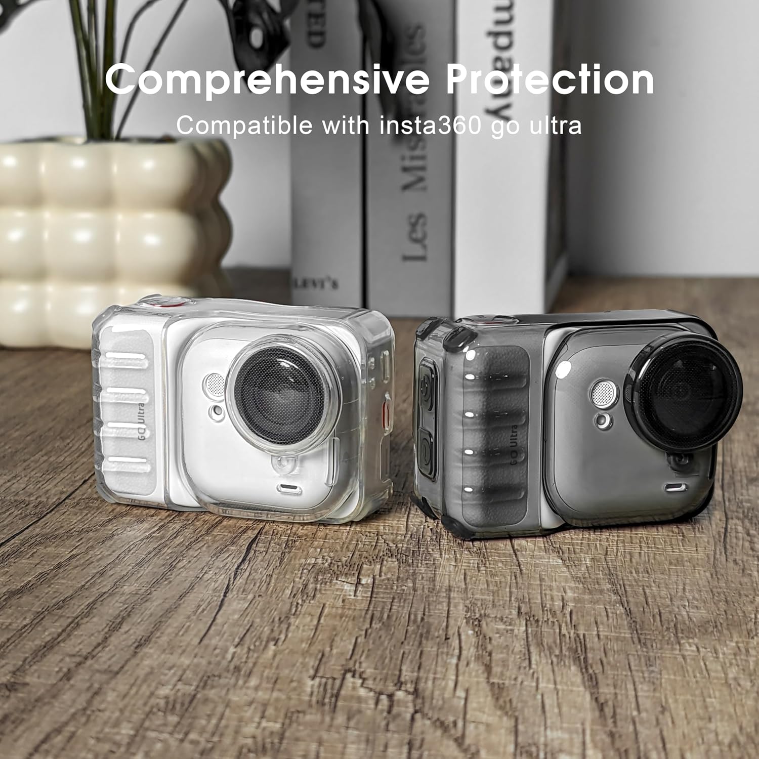 Detalle 2 de Schutzhülle aus TPU 1:1-Replik für Insta360 Go Ultra – stoßfest, kratzfest & rutschfester Schutz