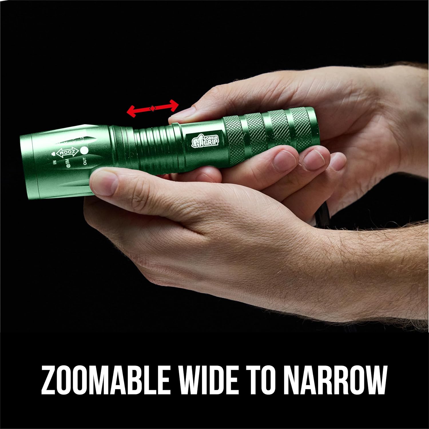 Detalle de Gorilla Grip LED flashlight, 345 lumens