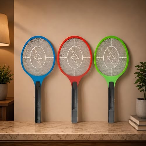 Thumbnail 1 de SHATCHI 49cm Electric Mosquito Swatter – USB Rechargeable Fly Zapper Racket