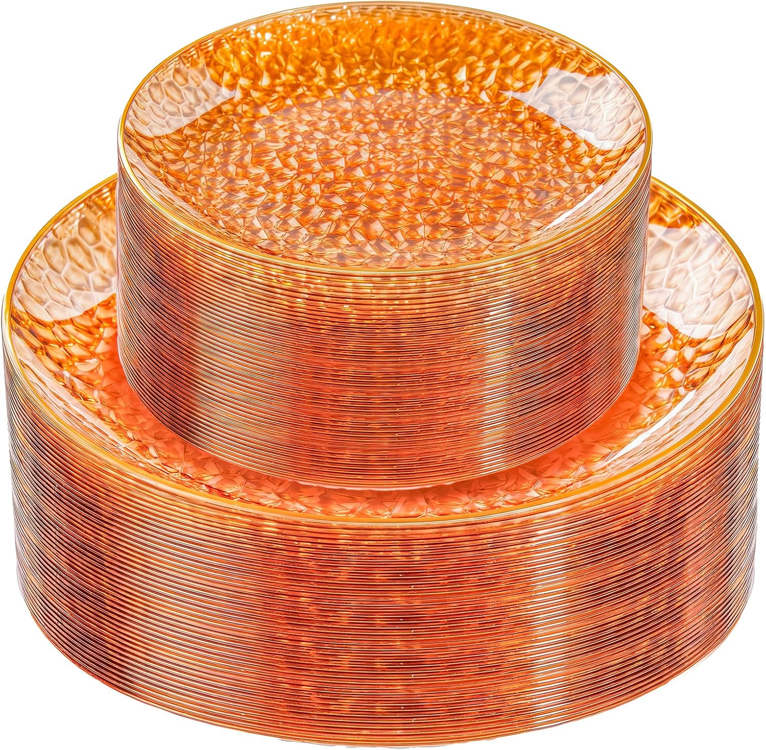 Detalle de Rubtlamp Plastic Plates, 60-Piece Set
