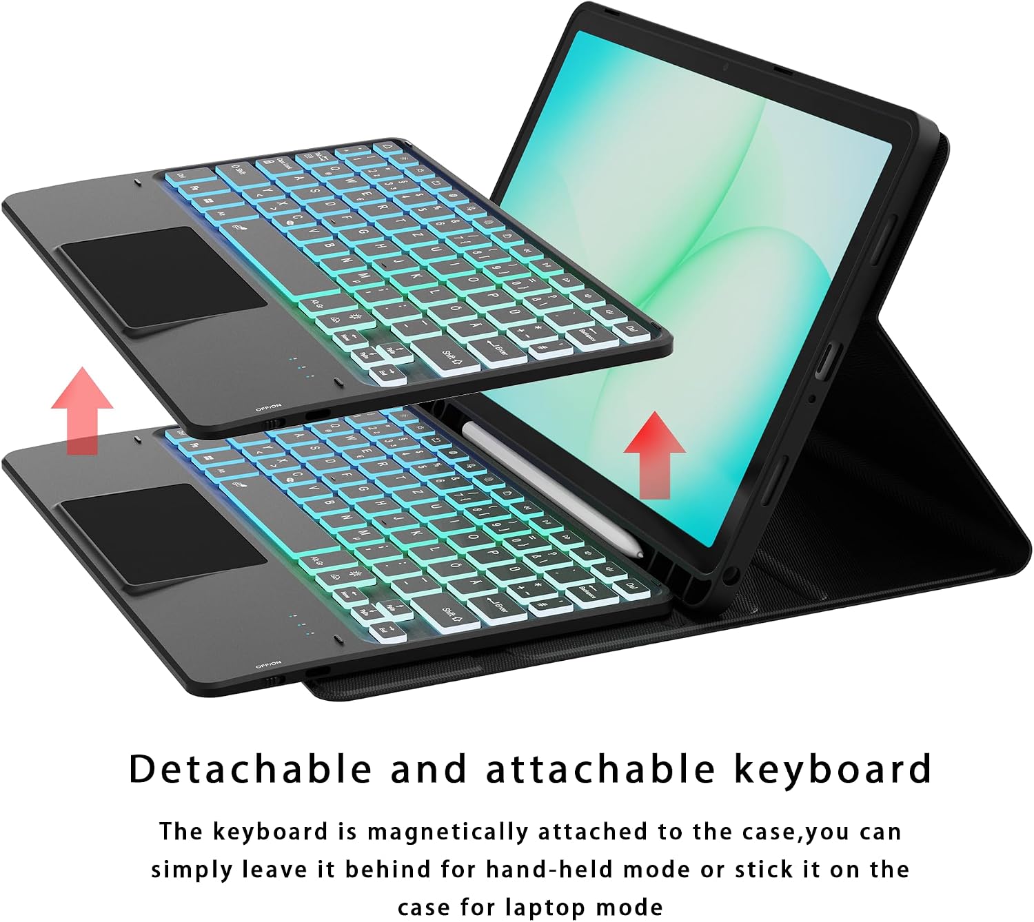 Thumbnail 4 de Samsung Galaxy Tab A11+/A9+ Hülle mit Tastatur