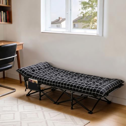 Thumbnail 5 de Sekey Feldbett Klappbar XXL 190 × 71 × 35 cm mit Matratze – Campingbett mit stabilem Stahlrahmen