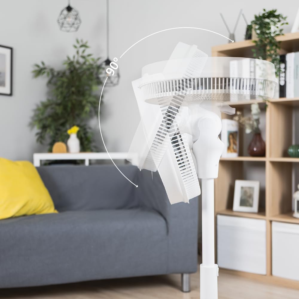 Detalle de Ufesa Ventilatore Sendai SilentEdge 24W: aria fresca, silenzio e comfort regolabili