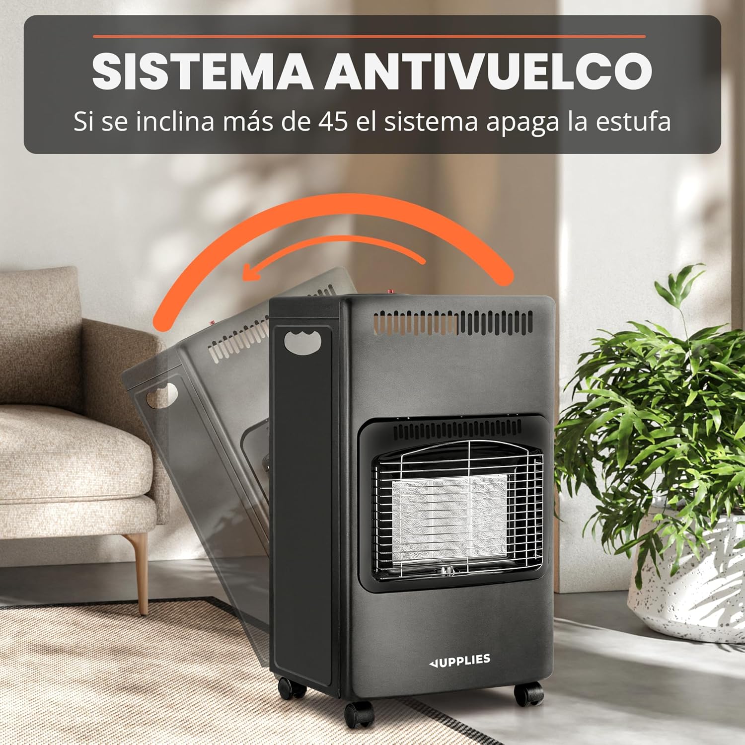 Thumbnail 6 de JUPPLIES Estufa de Gas Butano 4200 W