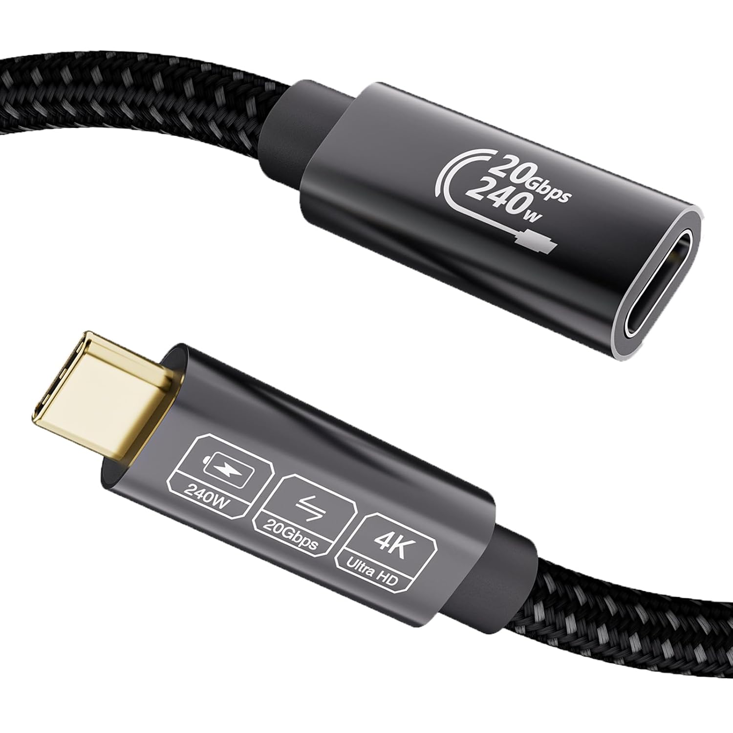 Detalle de EUDOBEL 240W USB C Verlängerung 1m