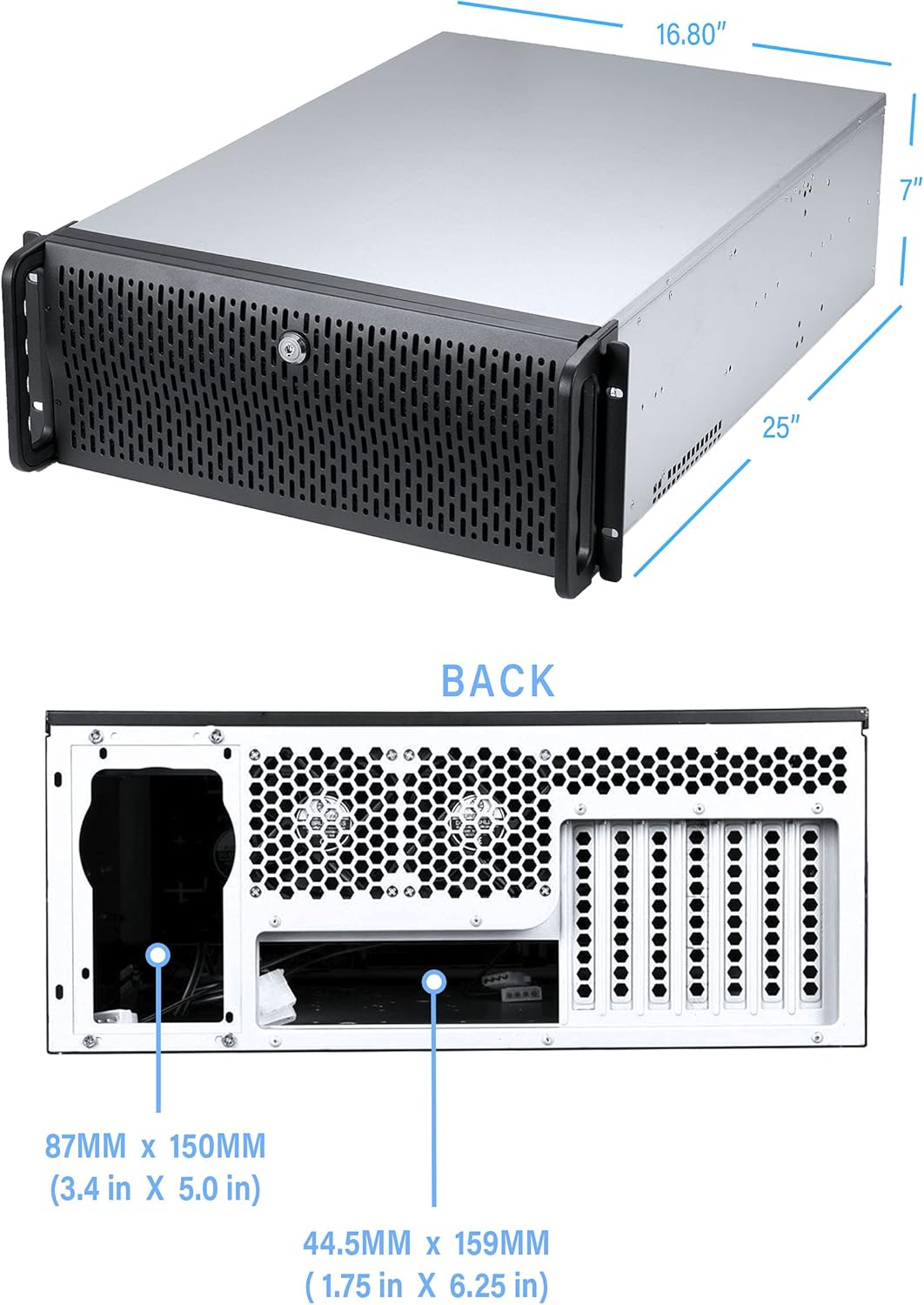 Thumbnail 5 de Rosewill RSV-L4412U 12-Bay 4U Rackmount Server