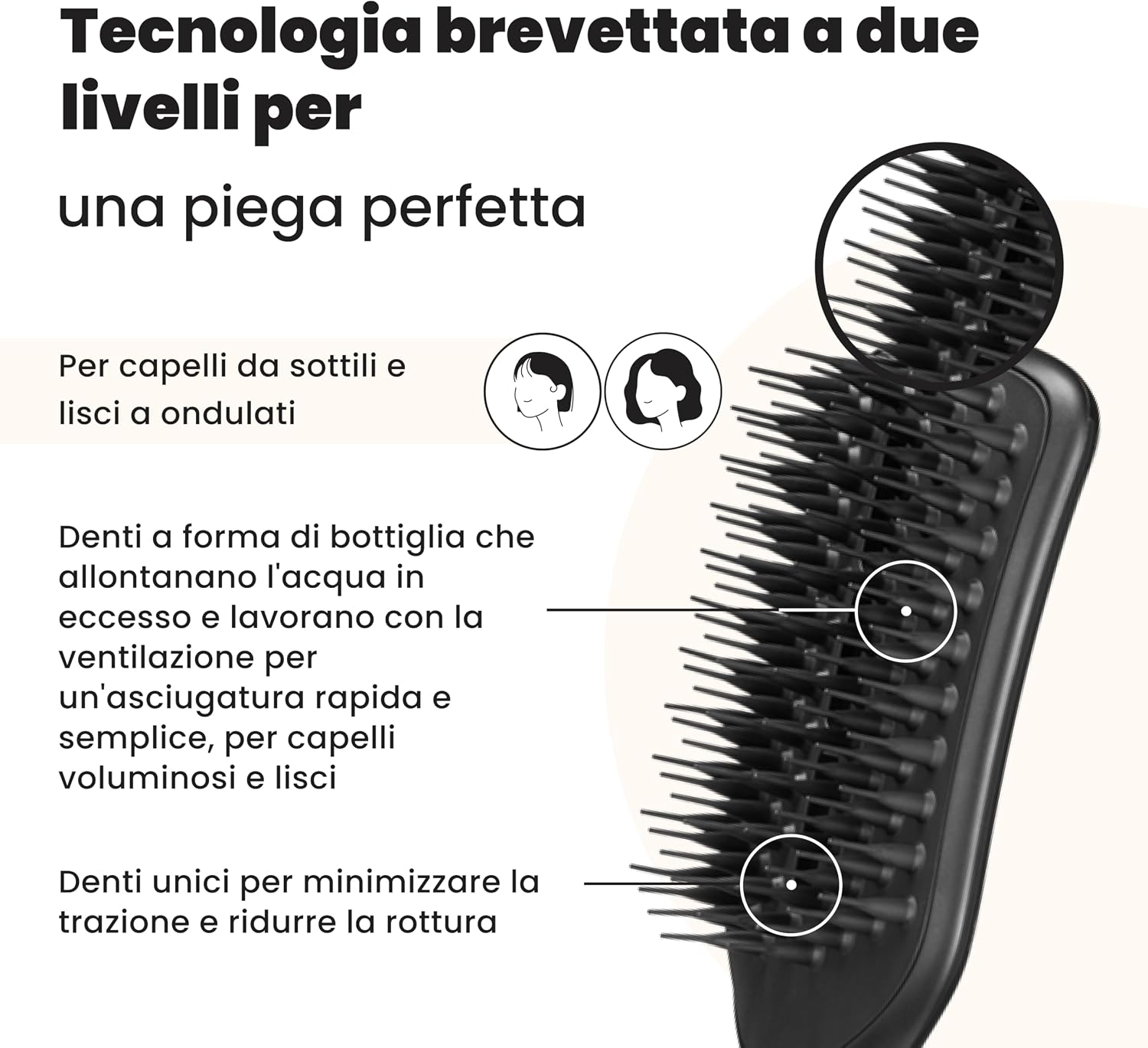 Detalle 2 de Tangle Teezer Easy Dry & Go spazzola ventilata
