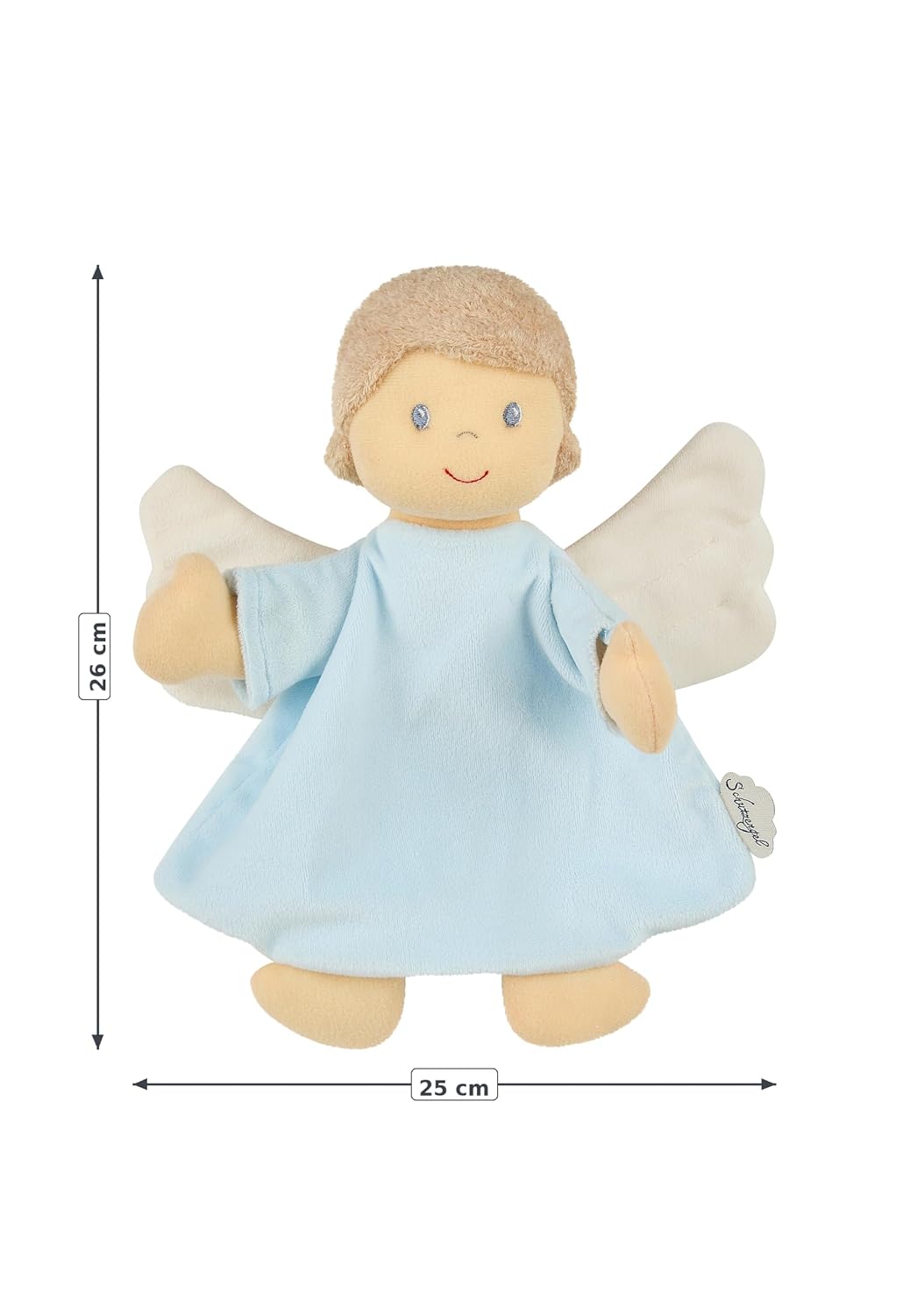 Thumbnail 3 de Sterntaler Schmusetuch Schutzengel – Blau, 26 cm, für Jungen ab 1 Monat