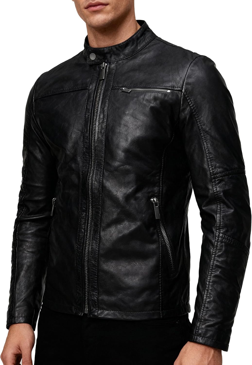 Detalle 2 de Crone Epic Lederjacke