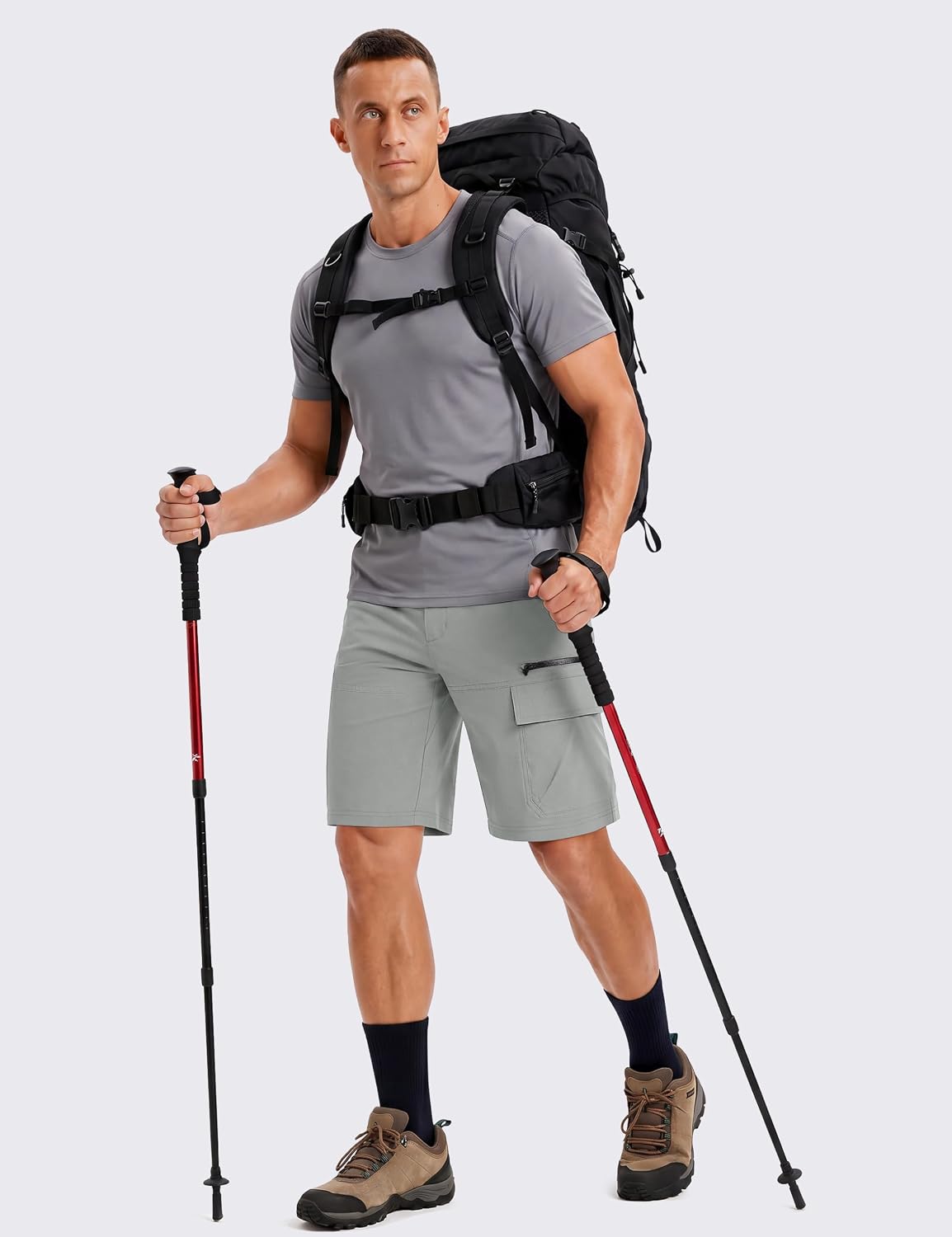 Thumbnail 6 de TACVASEN Men's Quick-Dry Cargo Shorts with 5 Pockets