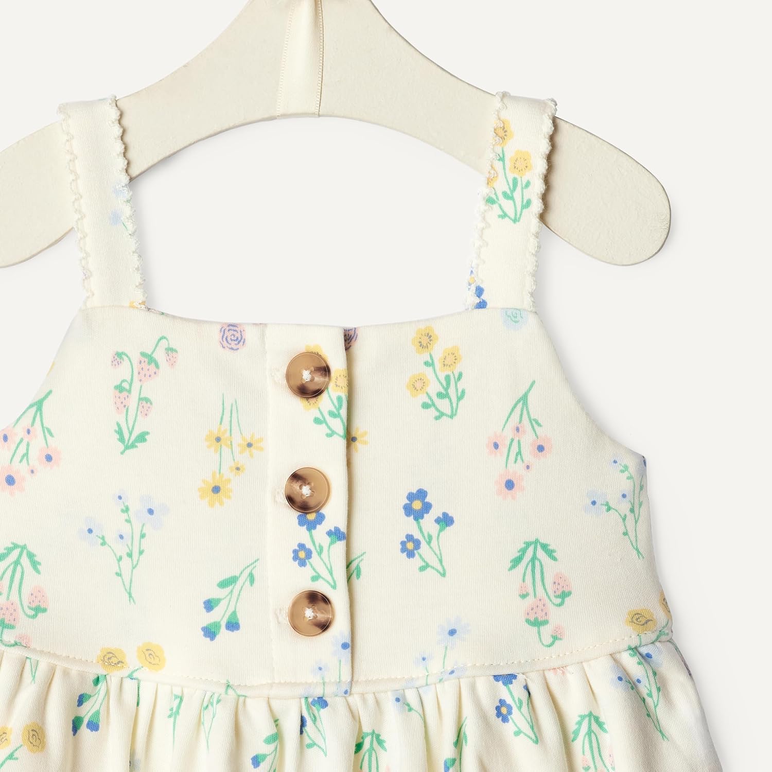 Detalle de Amazon Essentials x Sofia Grainge Toddlers and Baby Girls' Cotton Casual Fit and Flare Dress