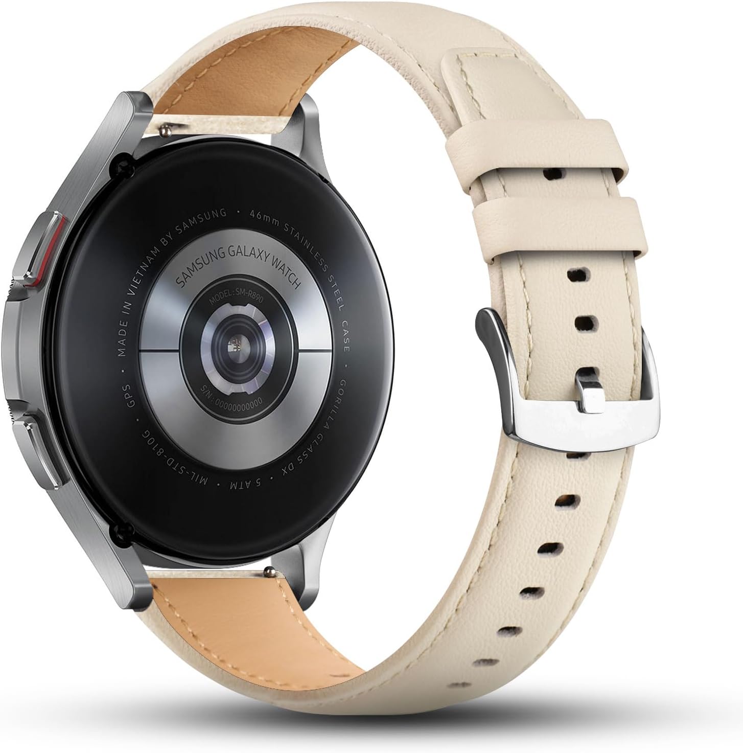 Thumbnail 1 de 22 mm Tuocal Lederarmband für Smartwatches