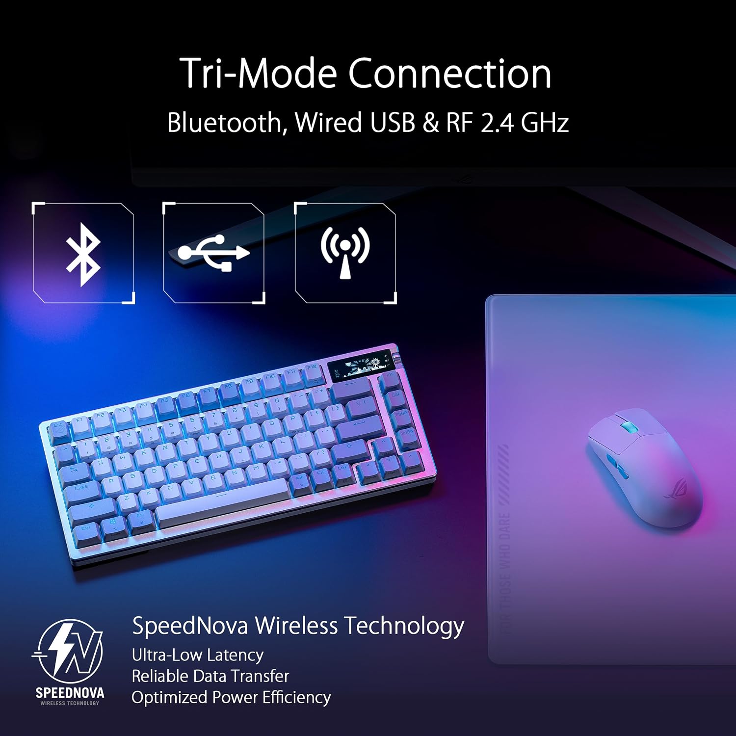 Detalle de ASUS ROG Azoth Wireless Mechanical Keyboard