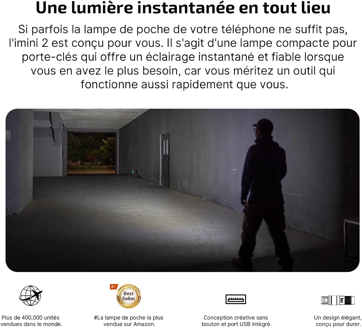 Thumbnail 2 de OLIGHT I Mini 2 50 lumens lampe de poche