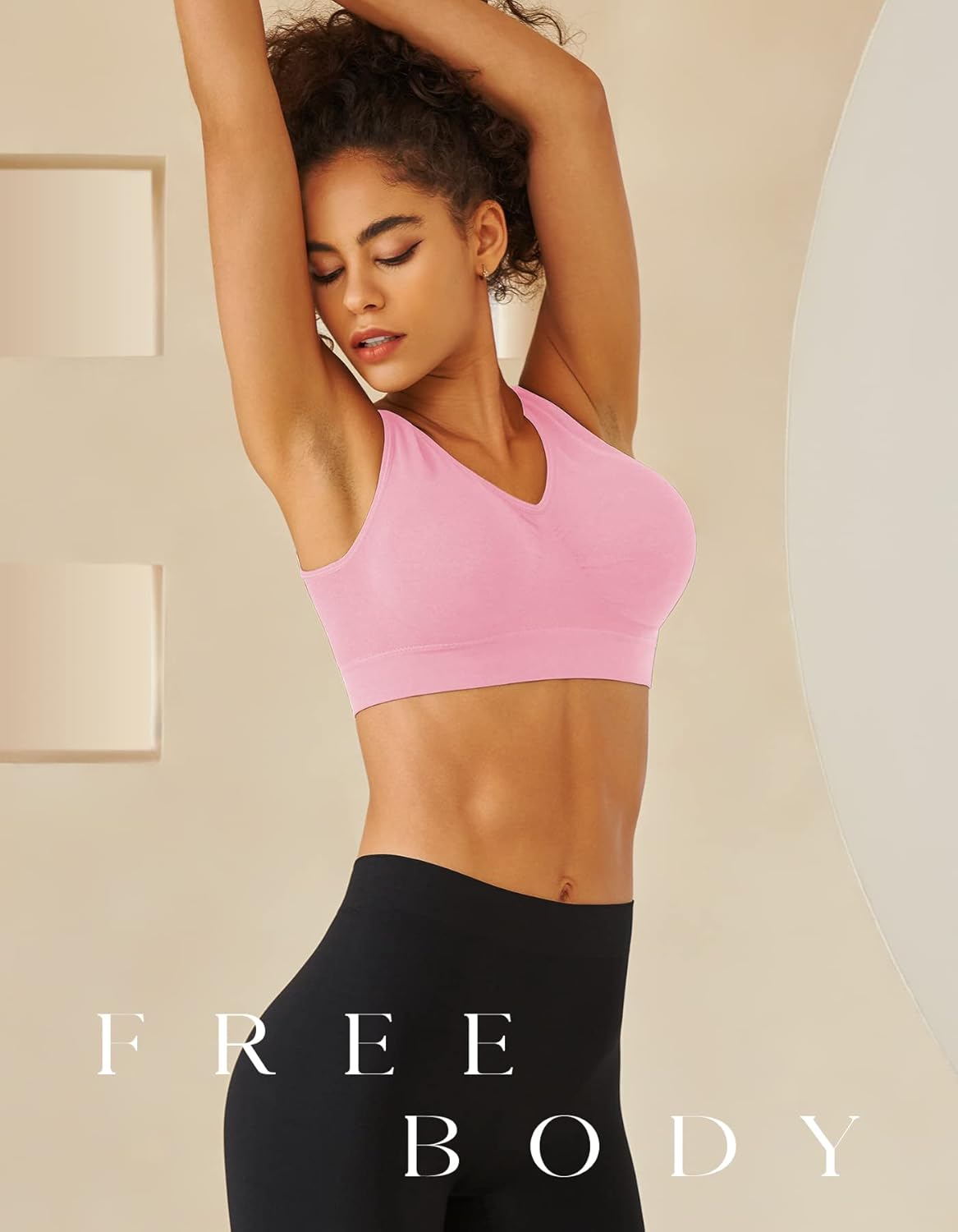 Detalle de SIMIYA Super Comfort Bra: A practical choice for everyday workouts and relaxed wear