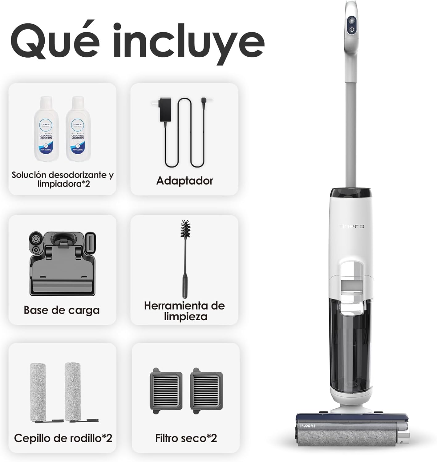 Thumbnail 8 de Tineco iFLOOR 5 Breeze Complete: Aspiradora Inalámbrica 2 en 1