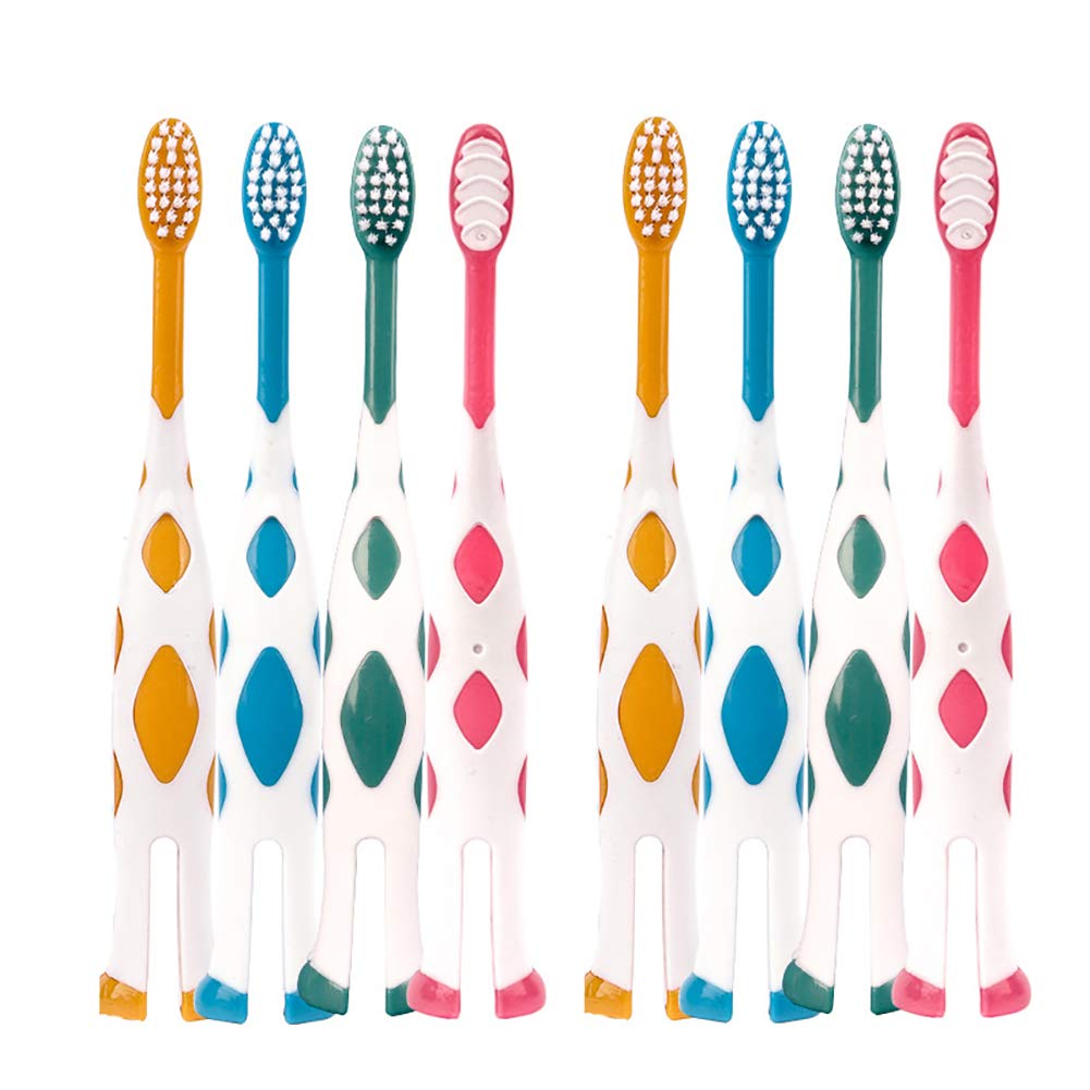 newrichbee Kids Toothbrush 8-Pack, Extra Soft