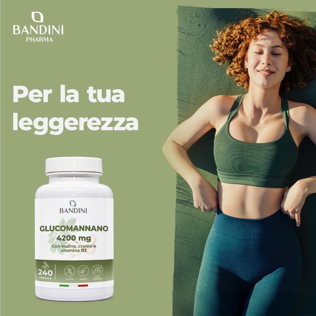 Detalle 2 de Bandini GLUCOMANNANO FORTE 4.200 mg