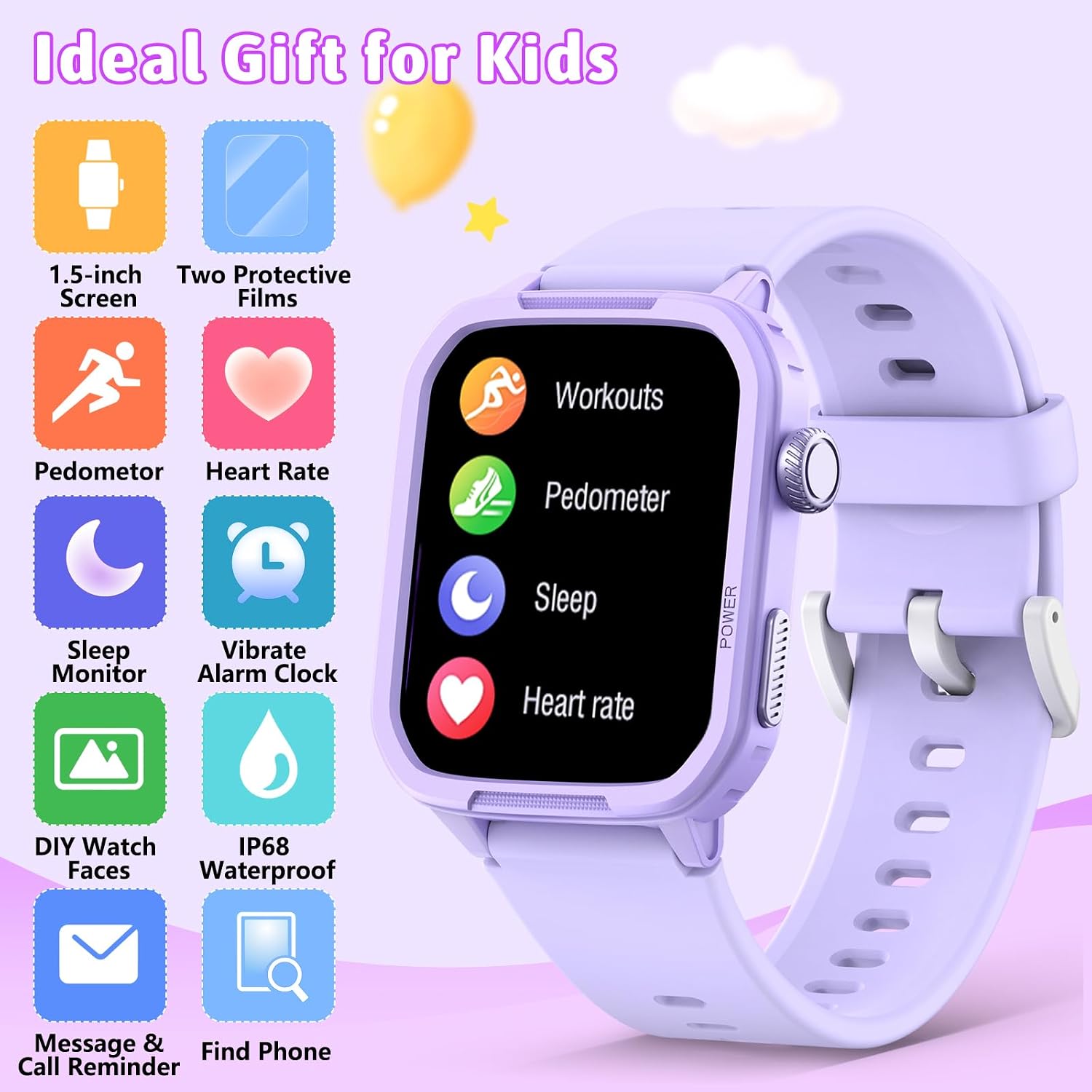 Thumbnail 1 de Kids Smart Watch ModaWin 19 modes