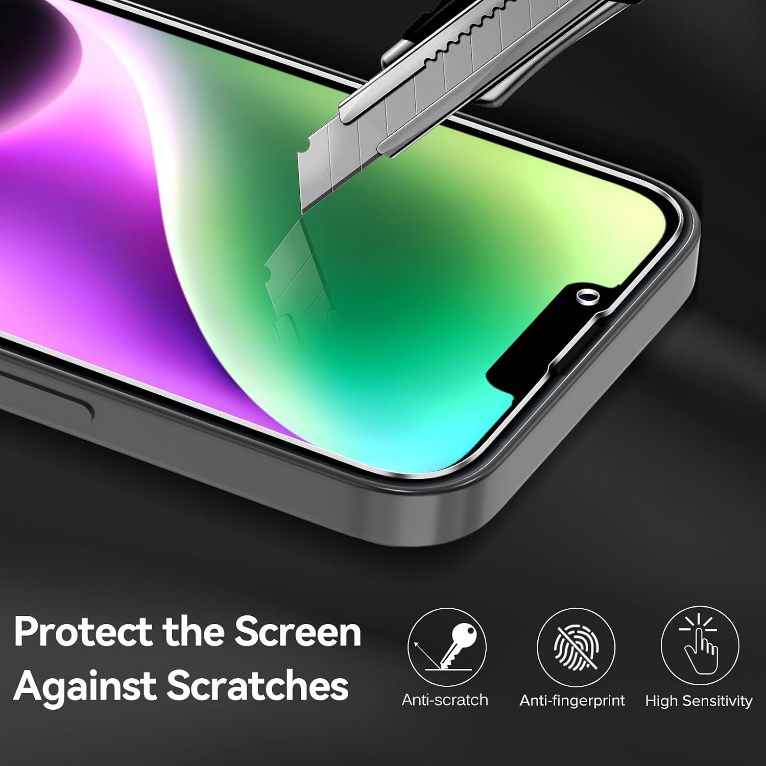 Thumbnail 1 de iVoler Cover Magnetica per iPhone 14 5G con Vetro Temperato – Custodia traslucida opaca, MagSafe e protezione completa