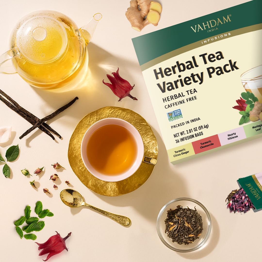 Thumbnail 5 de VAHDAM Set Degustazione Tisane 36 filtri 🍵