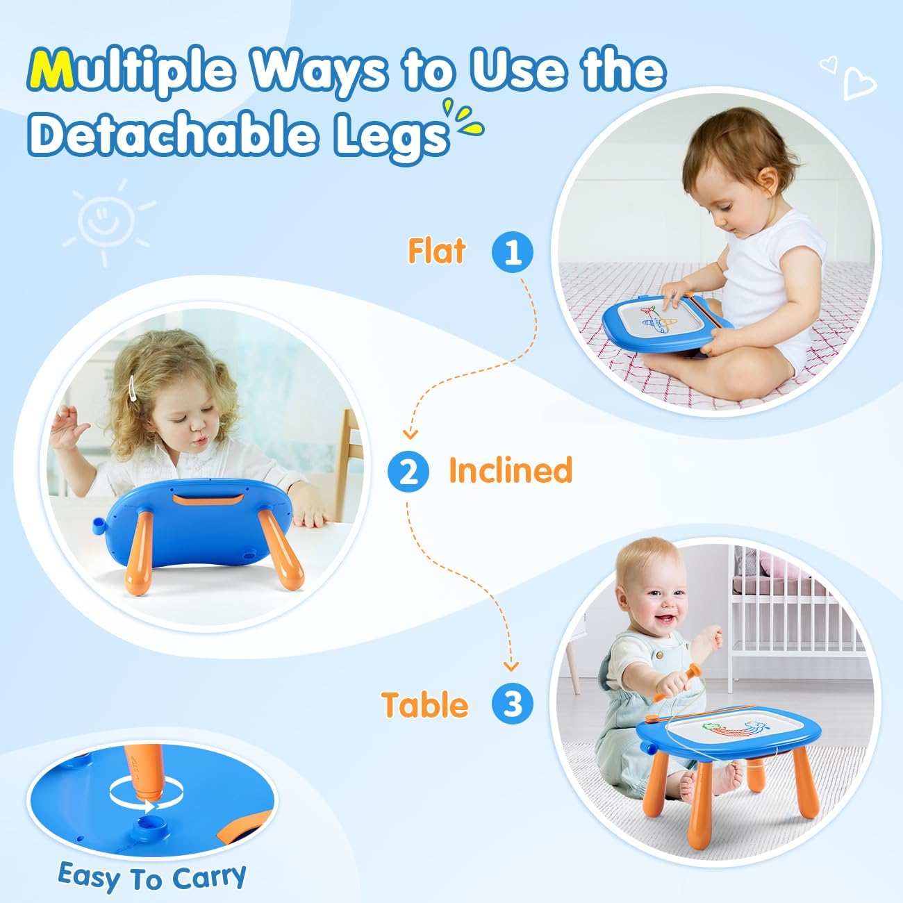Thumbnail 3 de SYHLN Magnetic Drawing Board 8.9-inch Doodle Pad