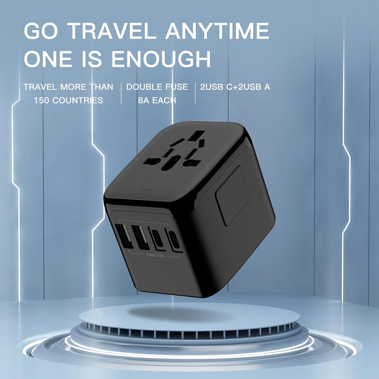 Thumbnail 6 de VYLEE Travel Adapter, 5-in-1