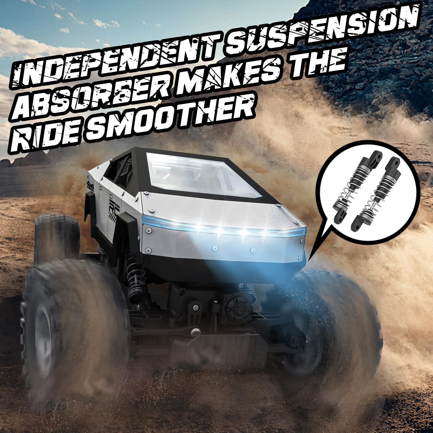 Thumbnail 4 de WIAORCHI 1:12 Scale RC Car 4WD Off-Road Monster Truck