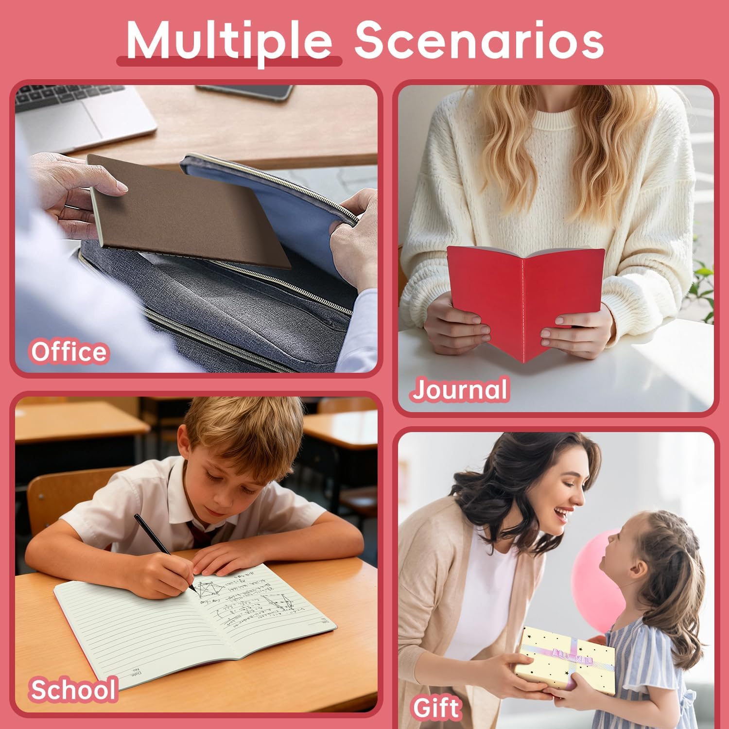 Thumbnail 6 de ReePlan 12 Pack A5 Lined Notebooks review: practical multi-colour set for study and work