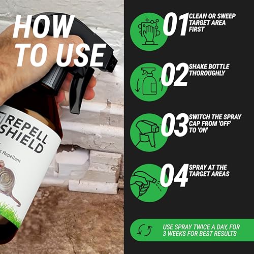 Detalle de RepellShield Rat & Mouse Repellent Spray - 250ml