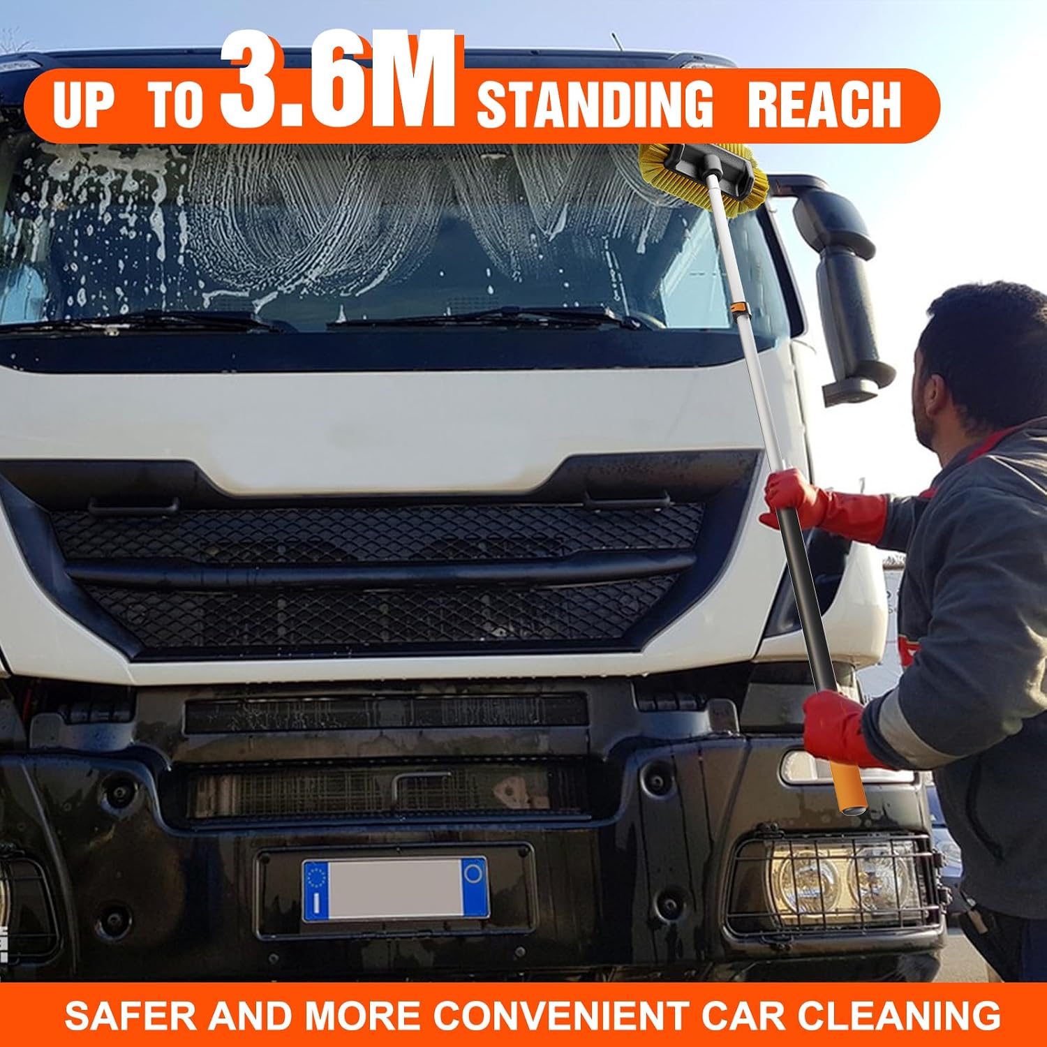 Thumbnail 5 de LAANPOLE 3.6m Car Wash Brush Long Handle