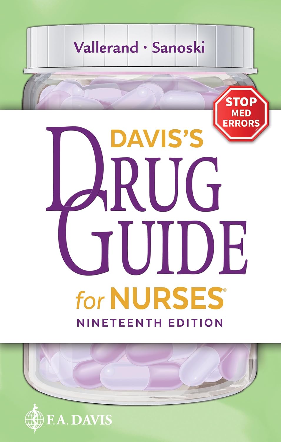Detalle de Davis's Drug Guide for Nurses, 19th Edition, Paperback, 1,480 Pages