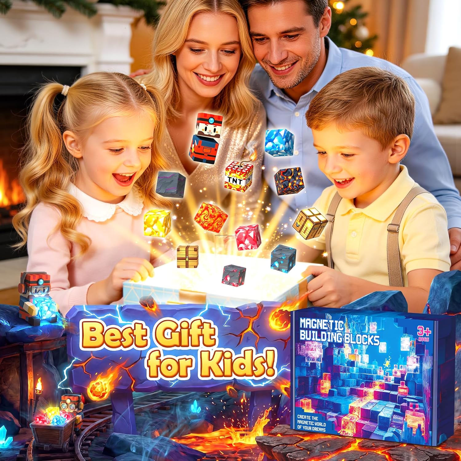 Thumbnail 6 de COOLJOYA Magnetic Building Blocks for Ages 3–8 🧩
