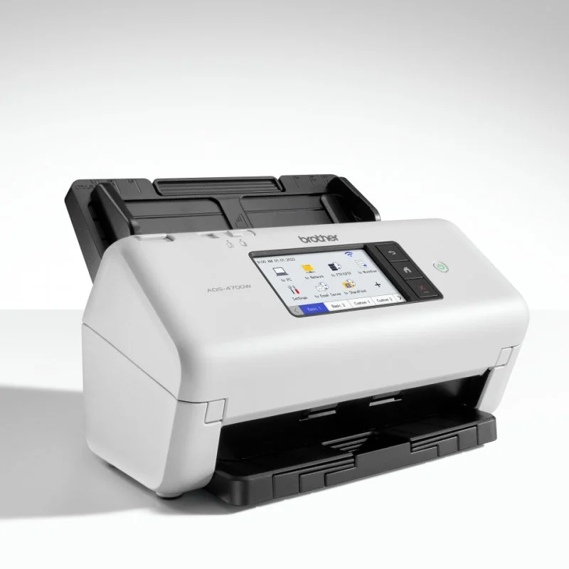 Detalle de Brother ADS-4700W escáner profesional 80 ppm